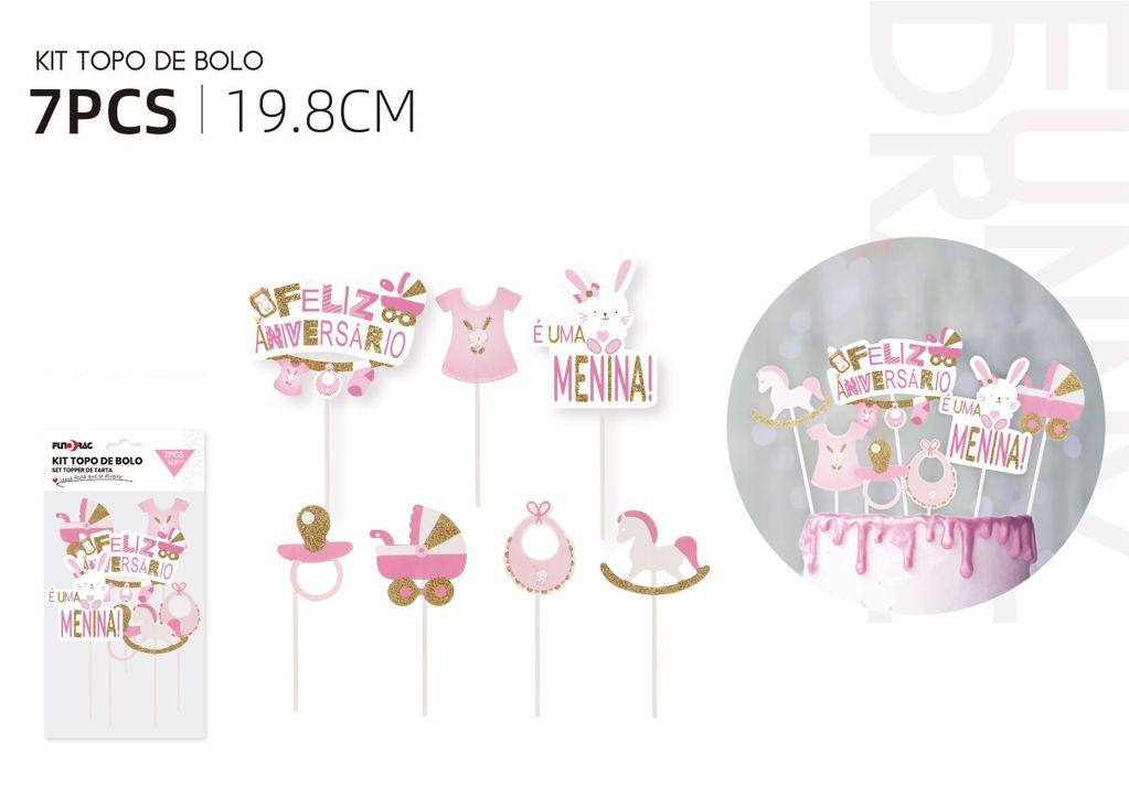 Ornement Est Une Fille 7 Pièces 19.8cm