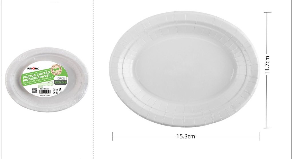 Plateau BIO 15.3x11.7cm 12Pcs.