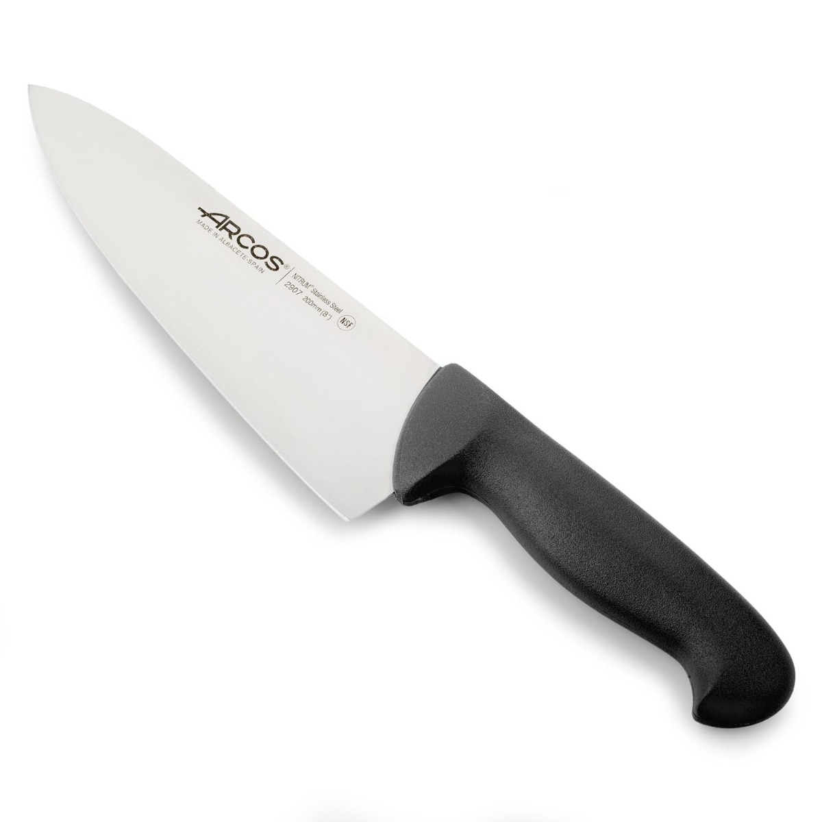 Couteau de chef noir série 2900 Arcos 200 mm