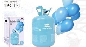 Bouteille compacte d’hélium 13 litres 50 ballons