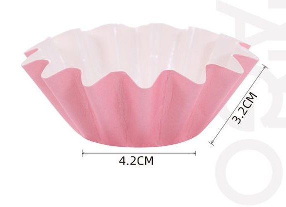 Papier Flyer Rose (4,2 x 3,2 cm) (Paquet de 1)