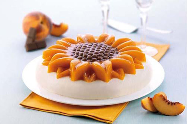 Moule à gâteau tournesol en silicone 260h x 70mm