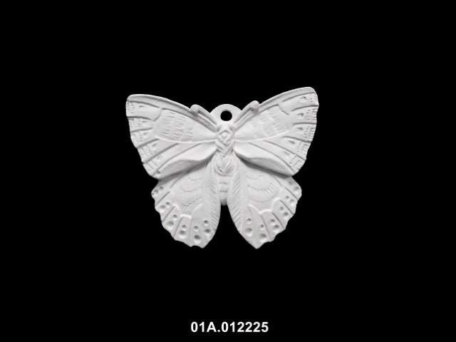 Papillon en plâtre 6x8cm