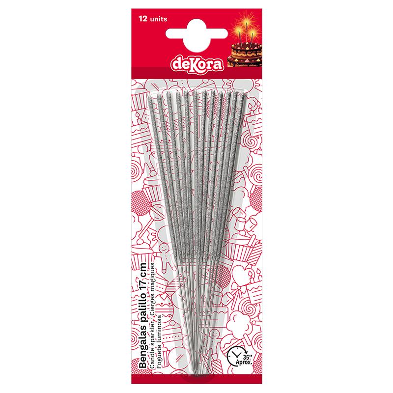 Bougie Lumineuse 17cm Pack 12