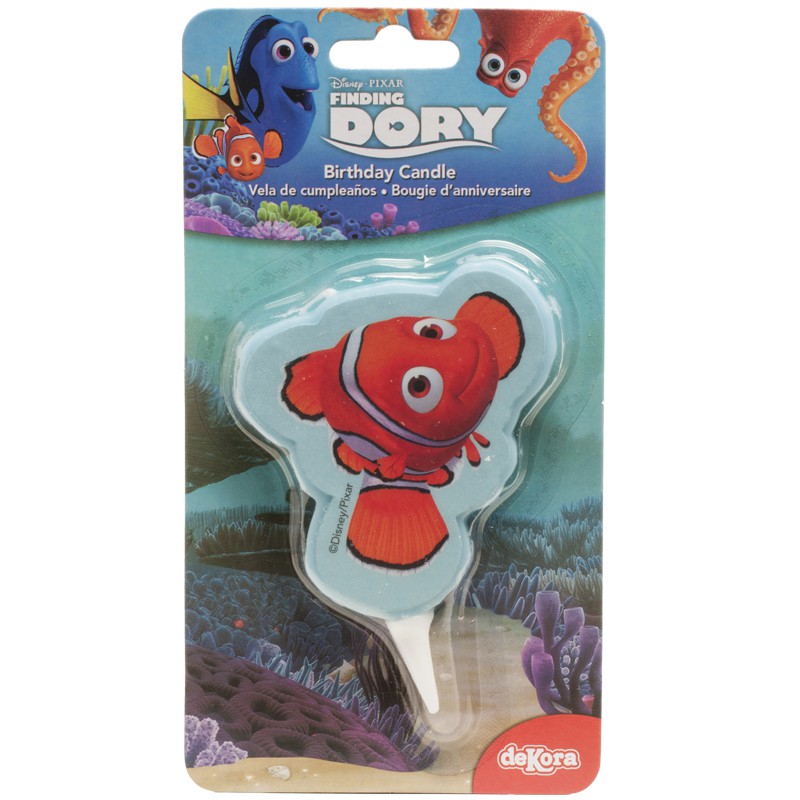 Bougie 2D Dory/Nemo 7.5cm