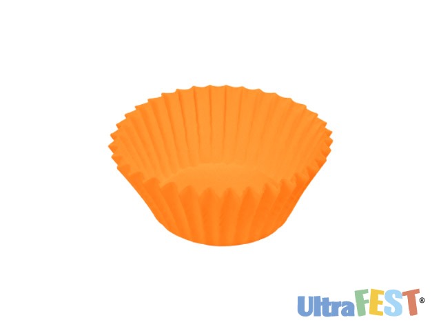 Moule en papier orange gourmand n°4 3x2x3.5cm Pack.85