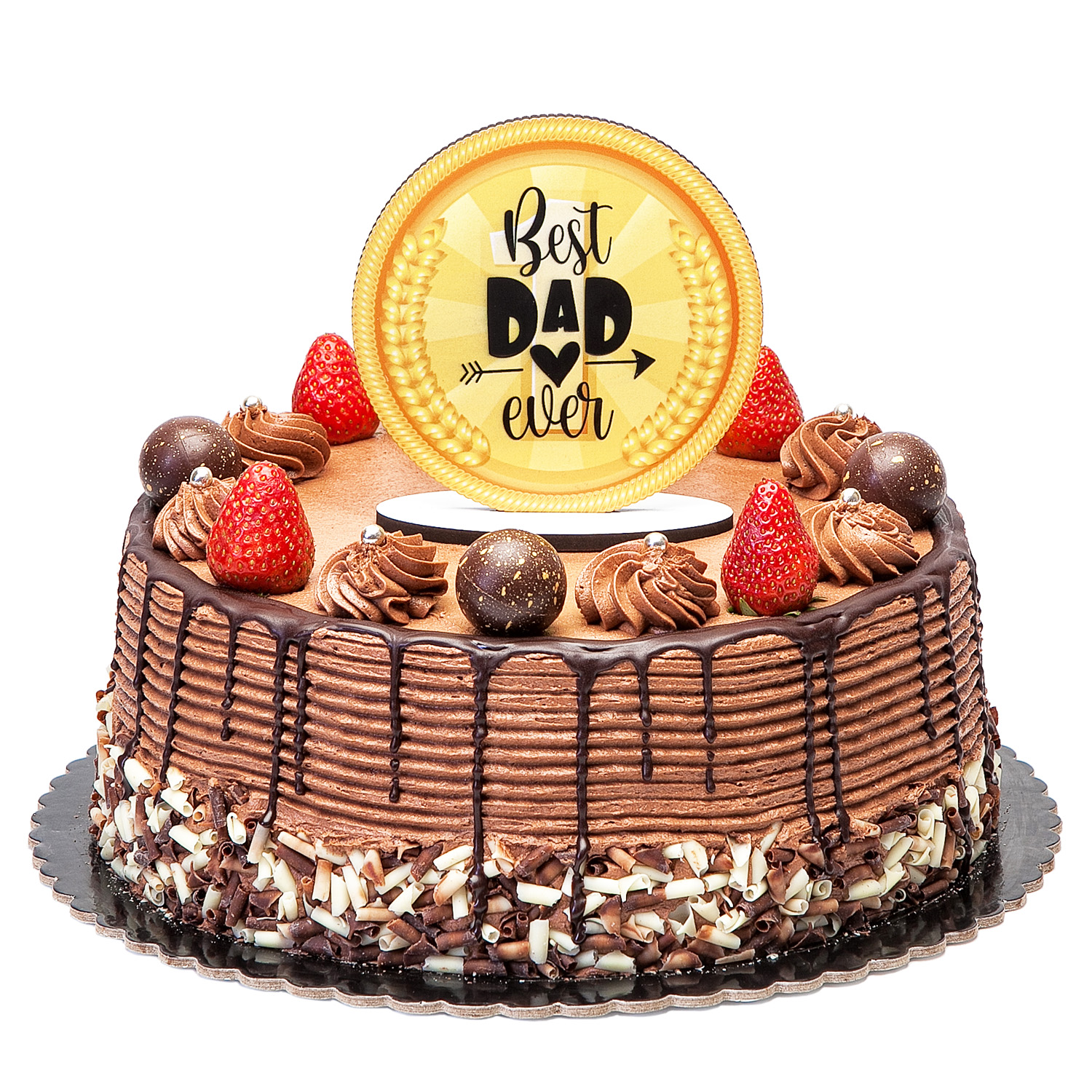 Ornement de gâteau pour la fête des pères 16 x 10 cm