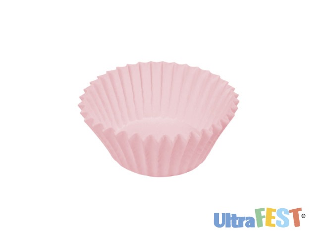 Moule en papier rose gourmand n°4 3x2x3.5cm Pack.85