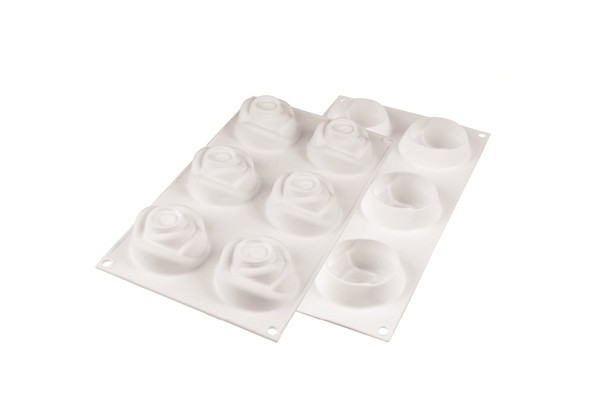 Moule en silicone rose 145 (6 cavités)