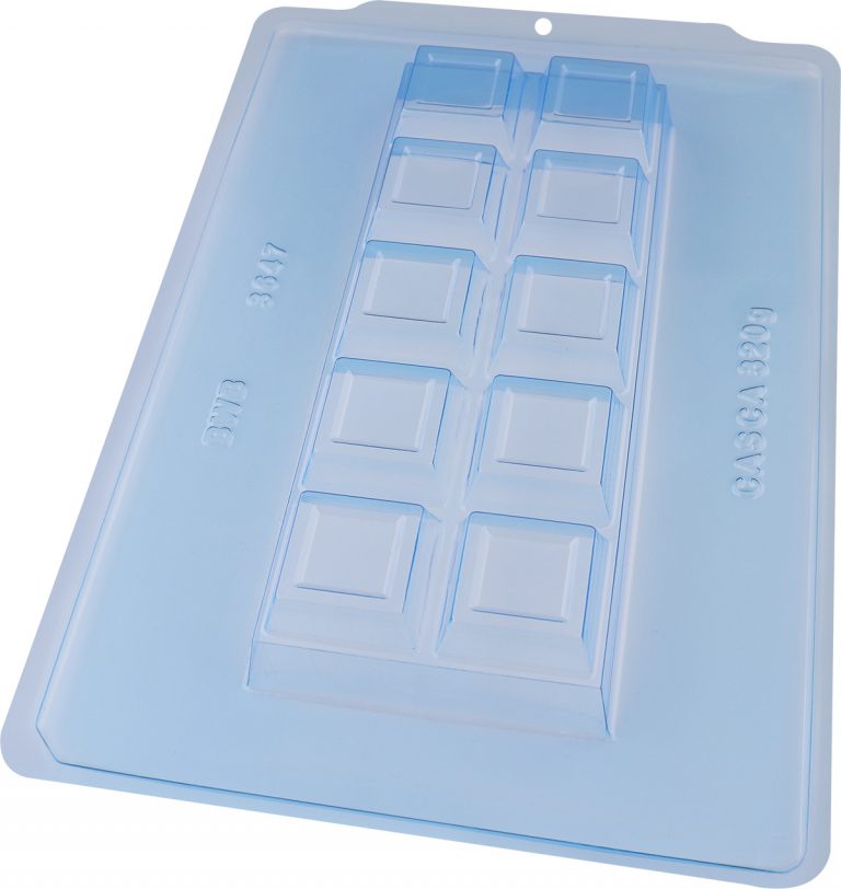 Grand moule à barres en PP pour le remplissage 240mm x120mm x35mm BWB