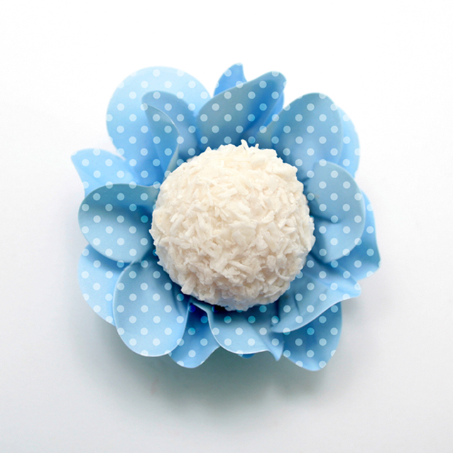 Forme de papier Blue Dots Style 40 unités.