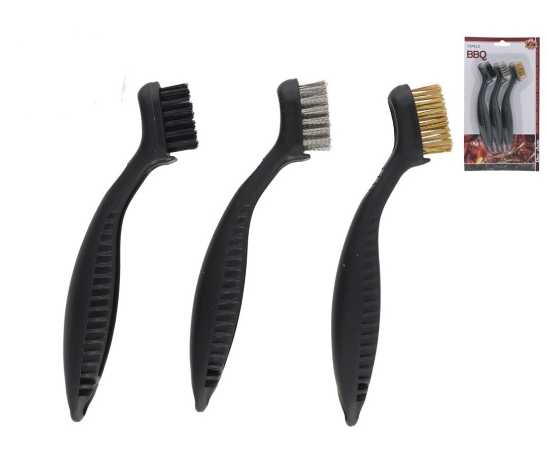Brosse de nettoyage pour barbecue 16cm Emb.3