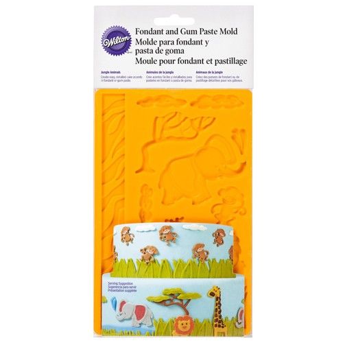 Motif animal jungle en silicone