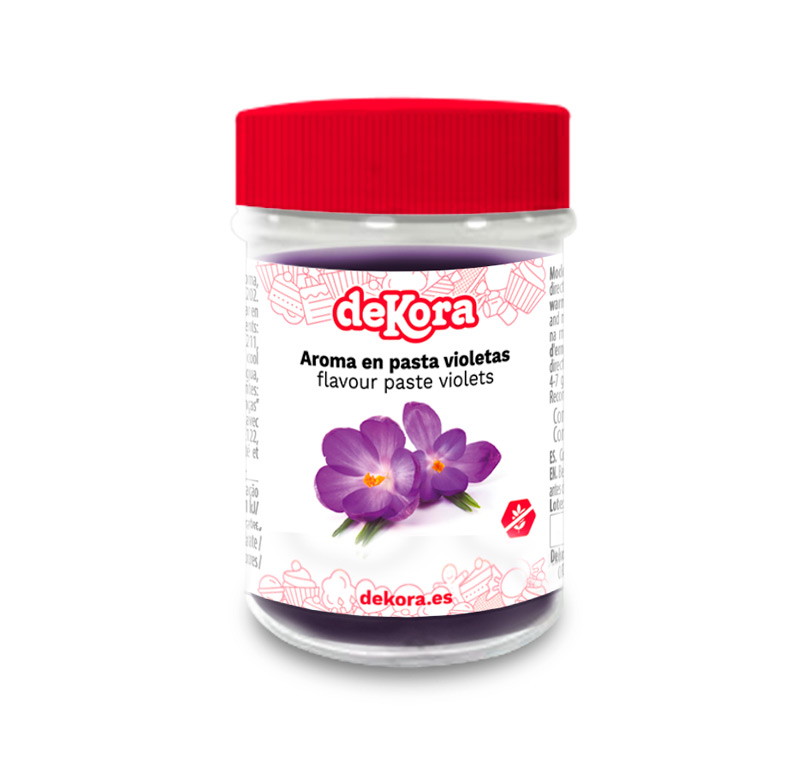 Dekora Violettes Pâte Aromatique 60 ml