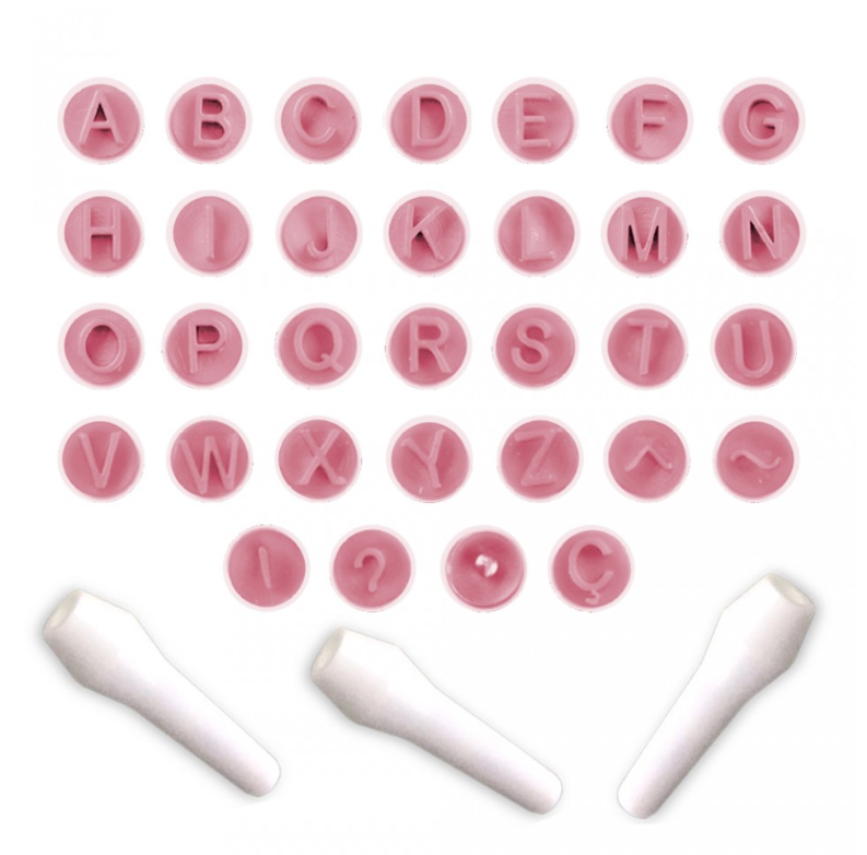 Kit de tampons LETTRES 35 pcs.