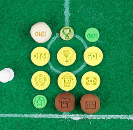 Kit de tampons de football (6 tampons)