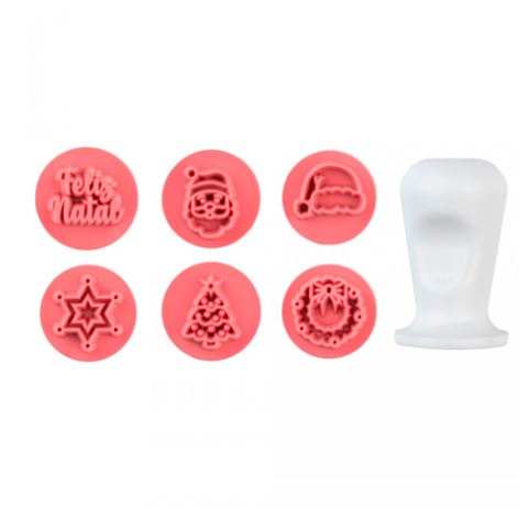 Kit de tampons de NOËL ILLUMINÉ 6 tampons
