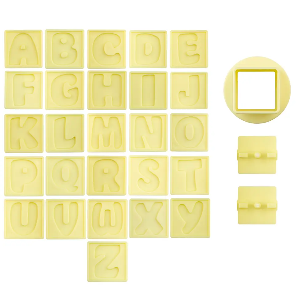 Moule pour éjecteur de lettres max 26 pcs.