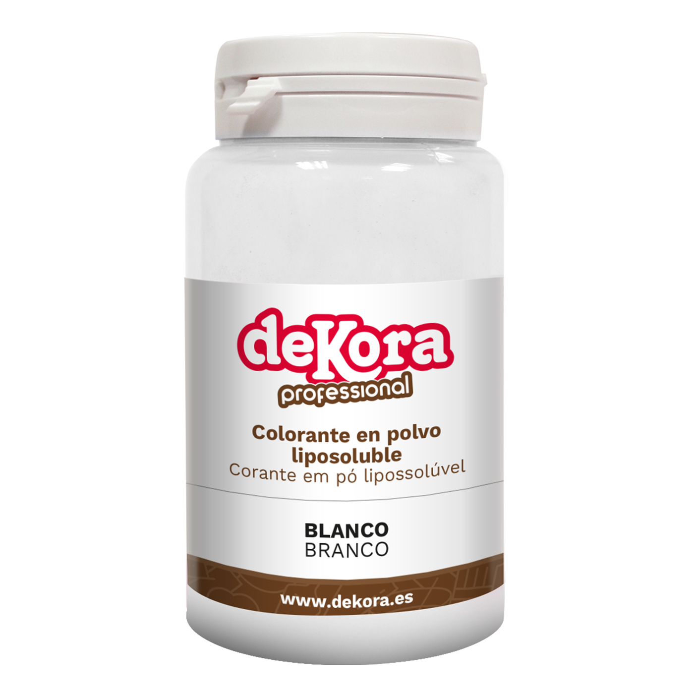 Colorant en poudre blanc liposoluble 25g