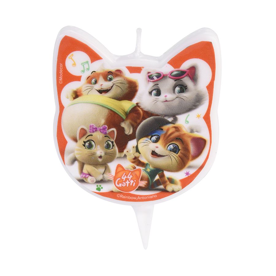 Bougie 44 Chats 7cm