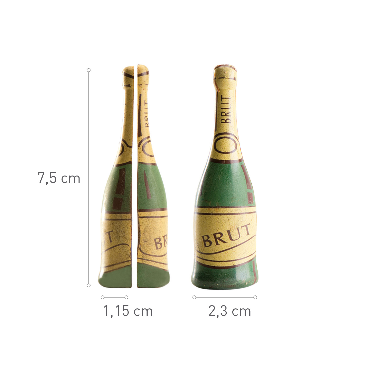 Bouteille de Champagne Chocolat Boîte 48