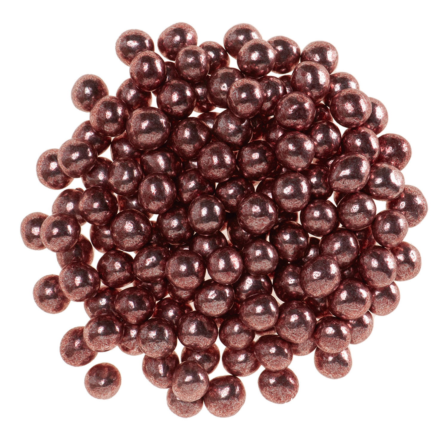 Chocolat Croquant Perola 6mm Vieux-Rose Métallisé 350g
