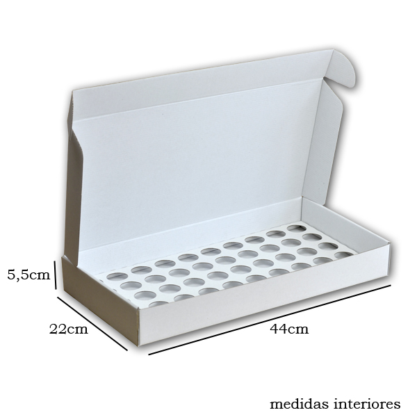 Boîte pour 50 Brigadeiros blancs
