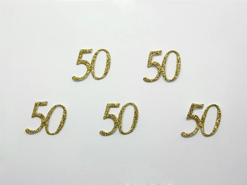 Nombre d’Or 50 Ans 2x2cm Sc.100