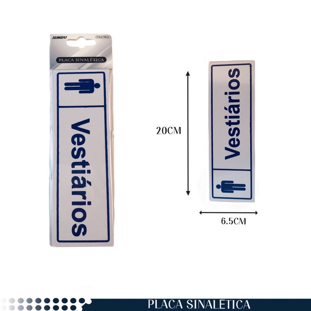Signalisation de vestiaire pour hommes
