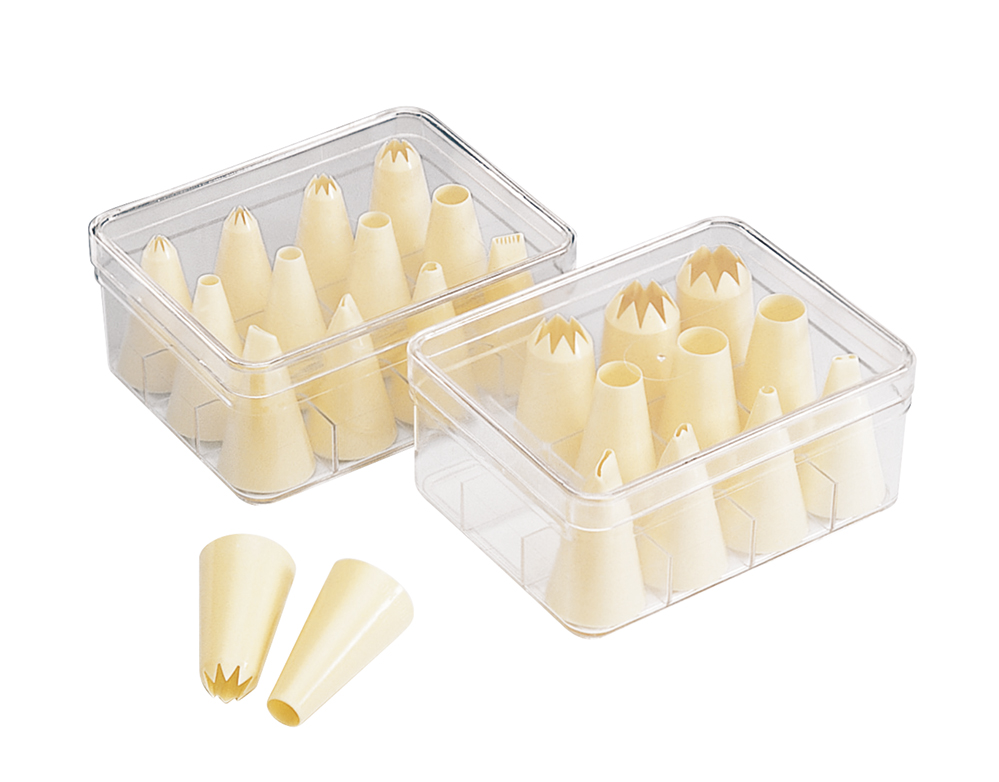 Boîte de buses en plastique assorties, boîte de 12