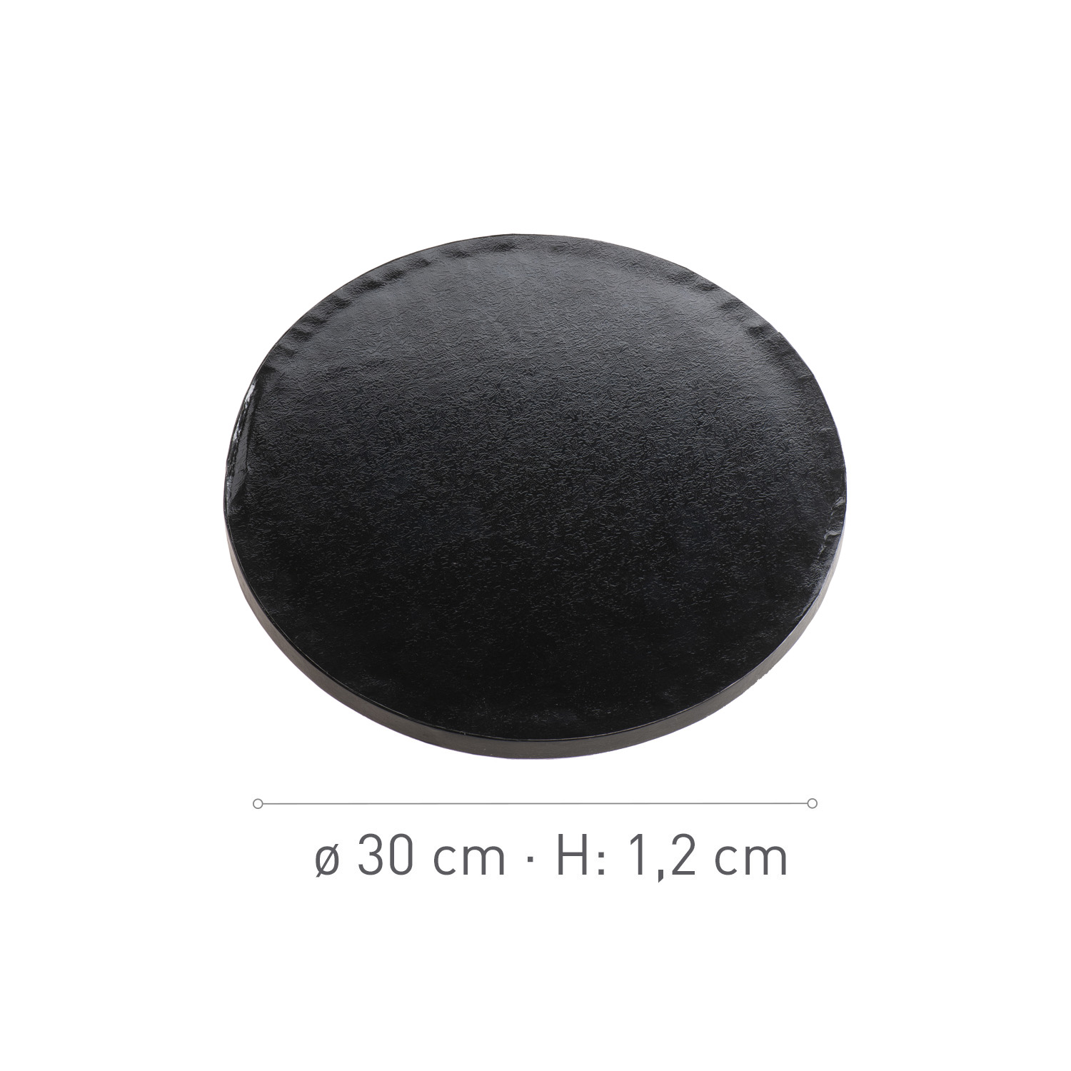 Base enduite noir 30 cm x hauteur 1,2 cm