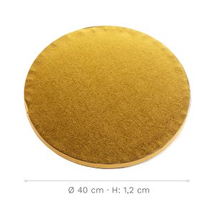 Base en plaqué or 40x1,2cm