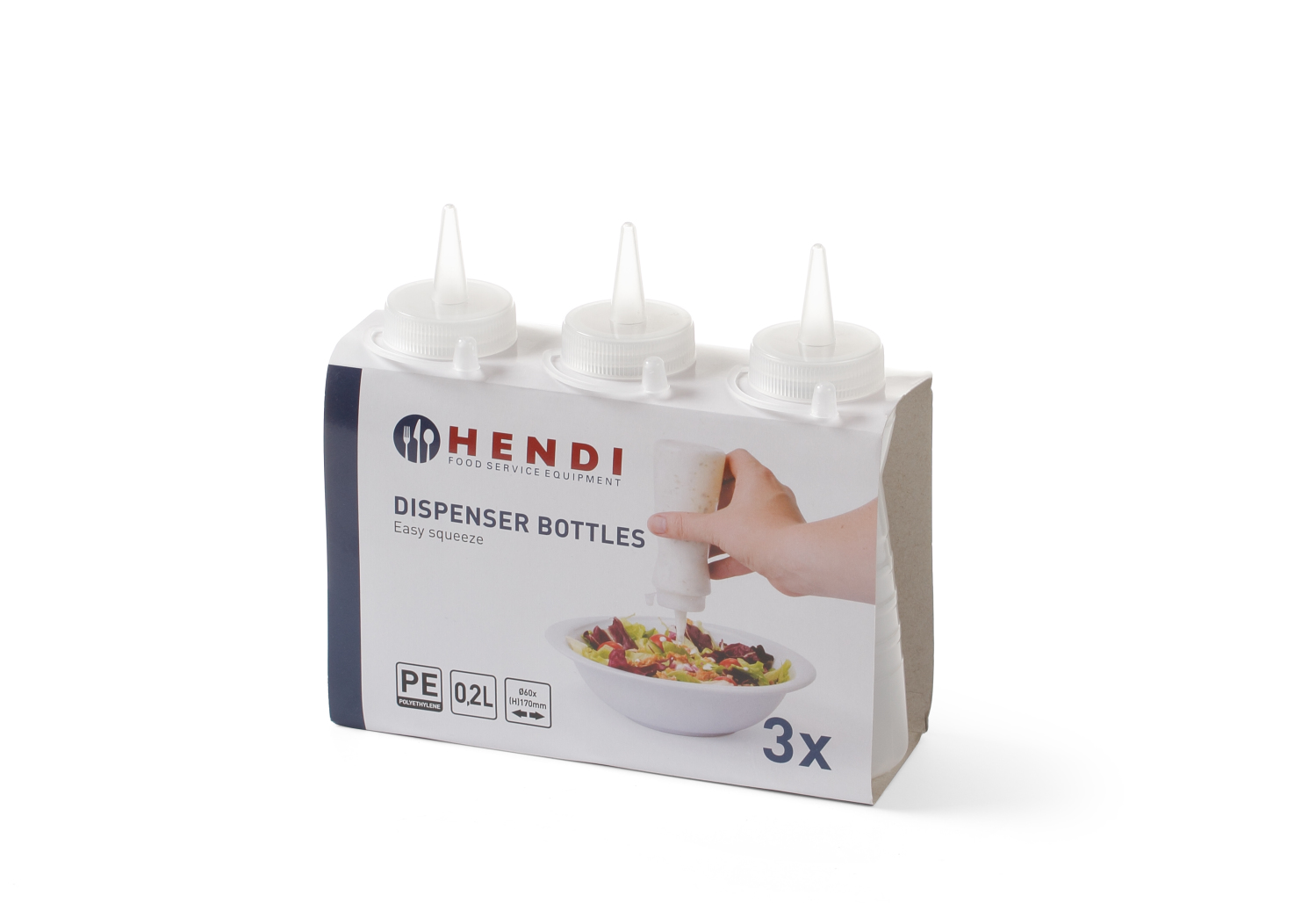 Distributeur de sauce jaune (3 unités, 60 cl)