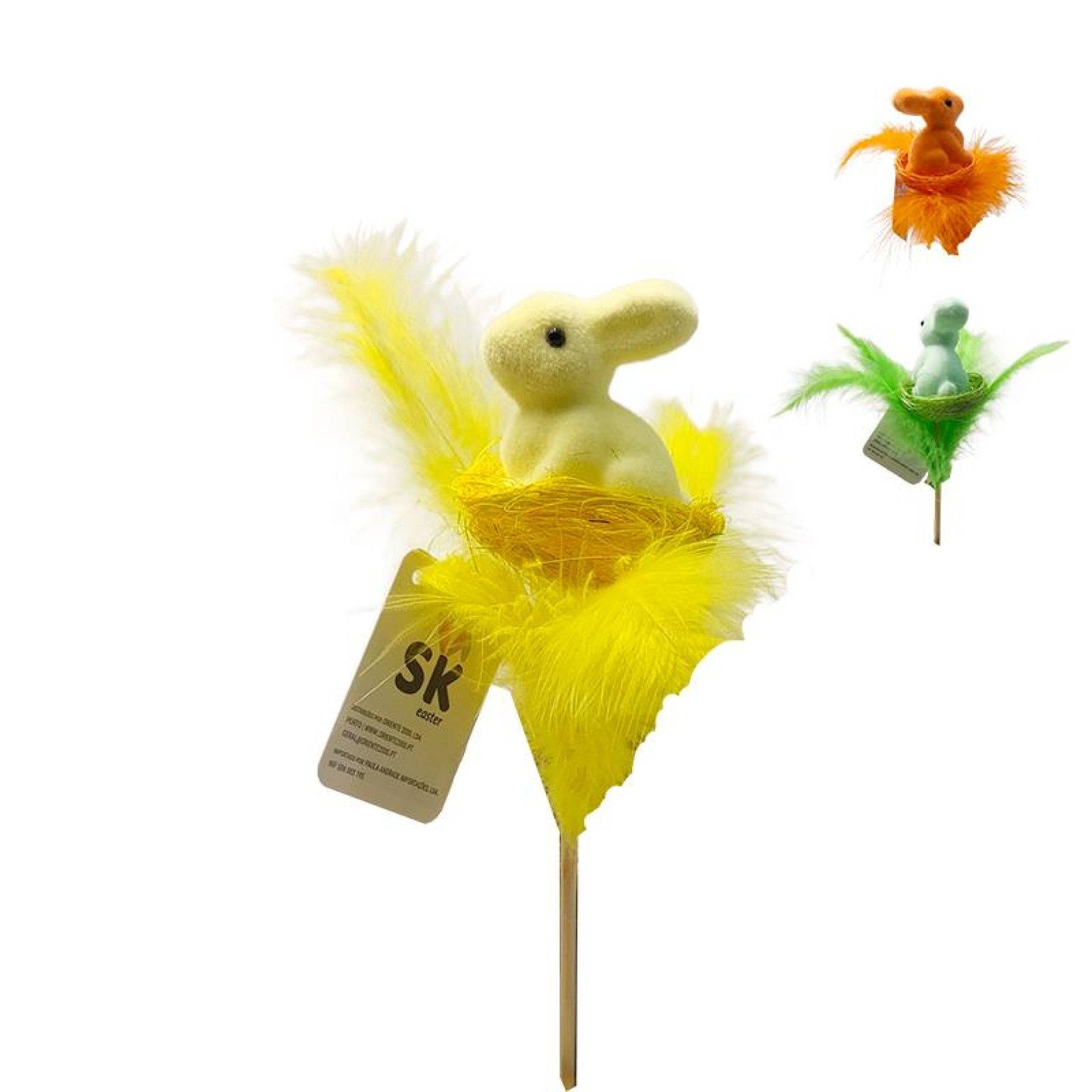 Coelho de Pascoa Décoré C/ Pico 24x5cm