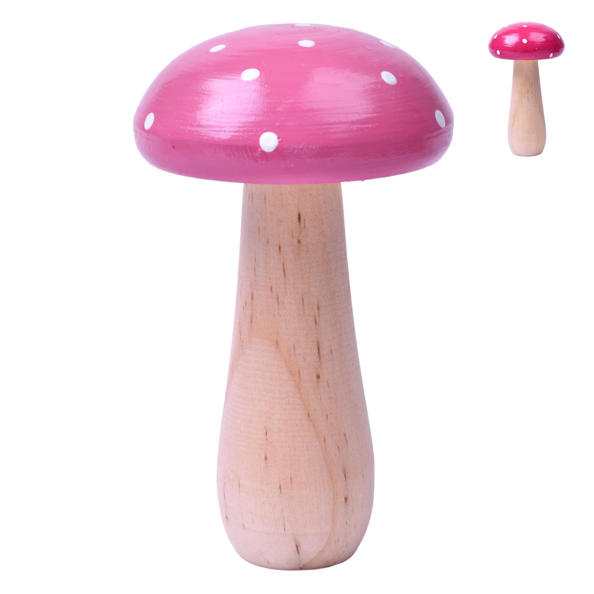 Champignon bois 12,5x8,5cm