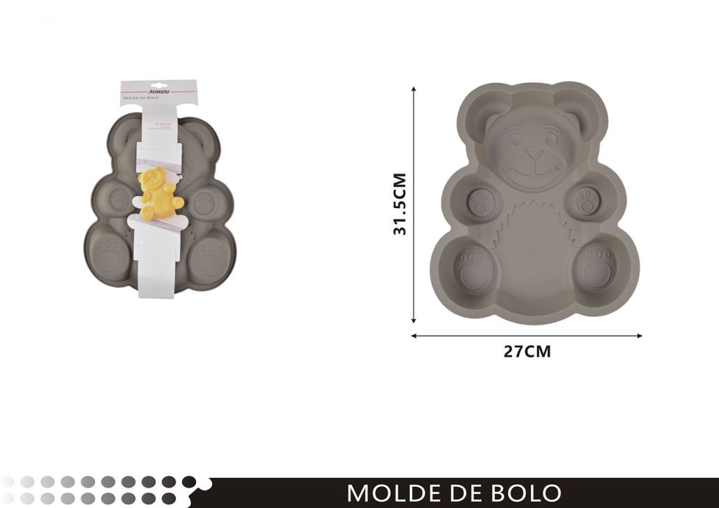 Moule en silicone ours 31,5x27cm