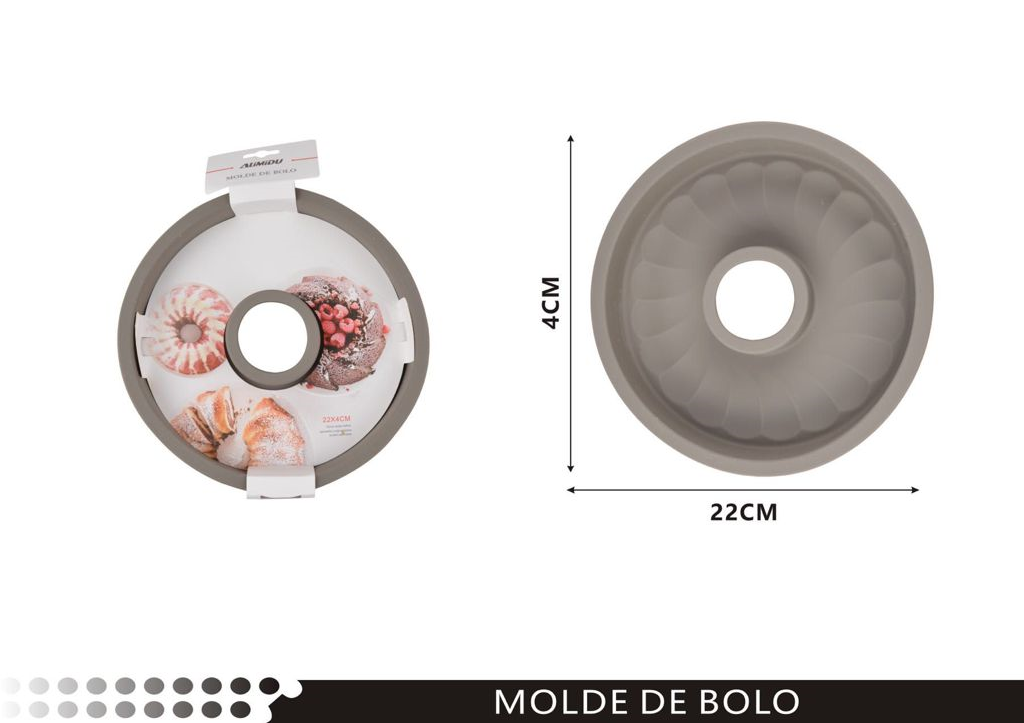 Moule en silicone avec tube 22x4cm