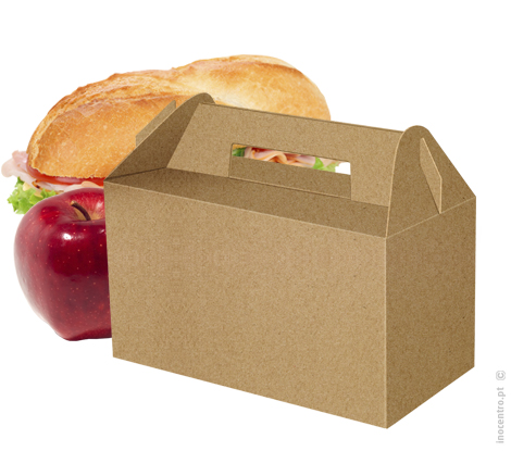 INOPICNIC Boîte en carton kraft 22x12x14cm Paquet de 10