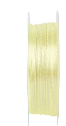 Ruban satiné blanc 3 mm x 80 mètres
