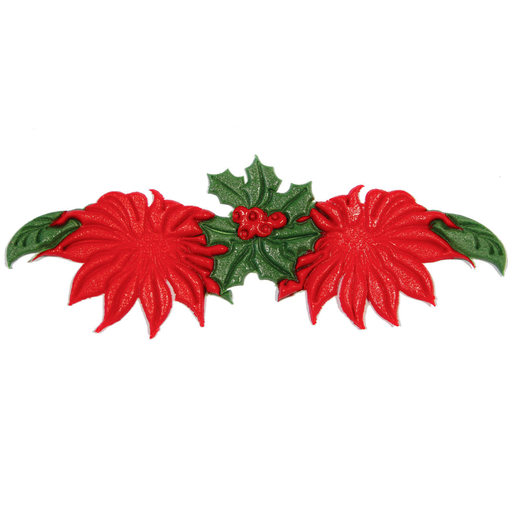 Moule à fleurs de Noël