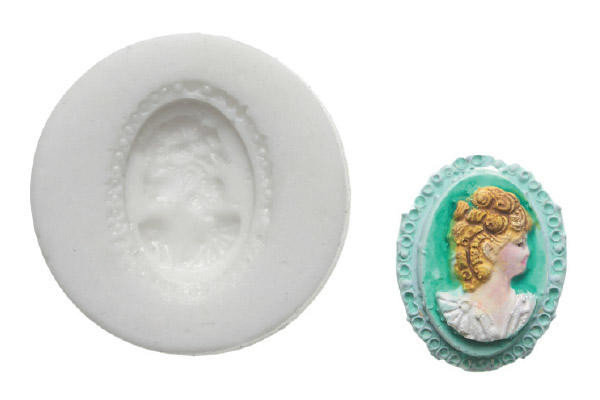 Moule en silicone pour camée