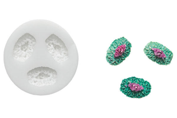 Moule en silicone en forme de fleur de souci