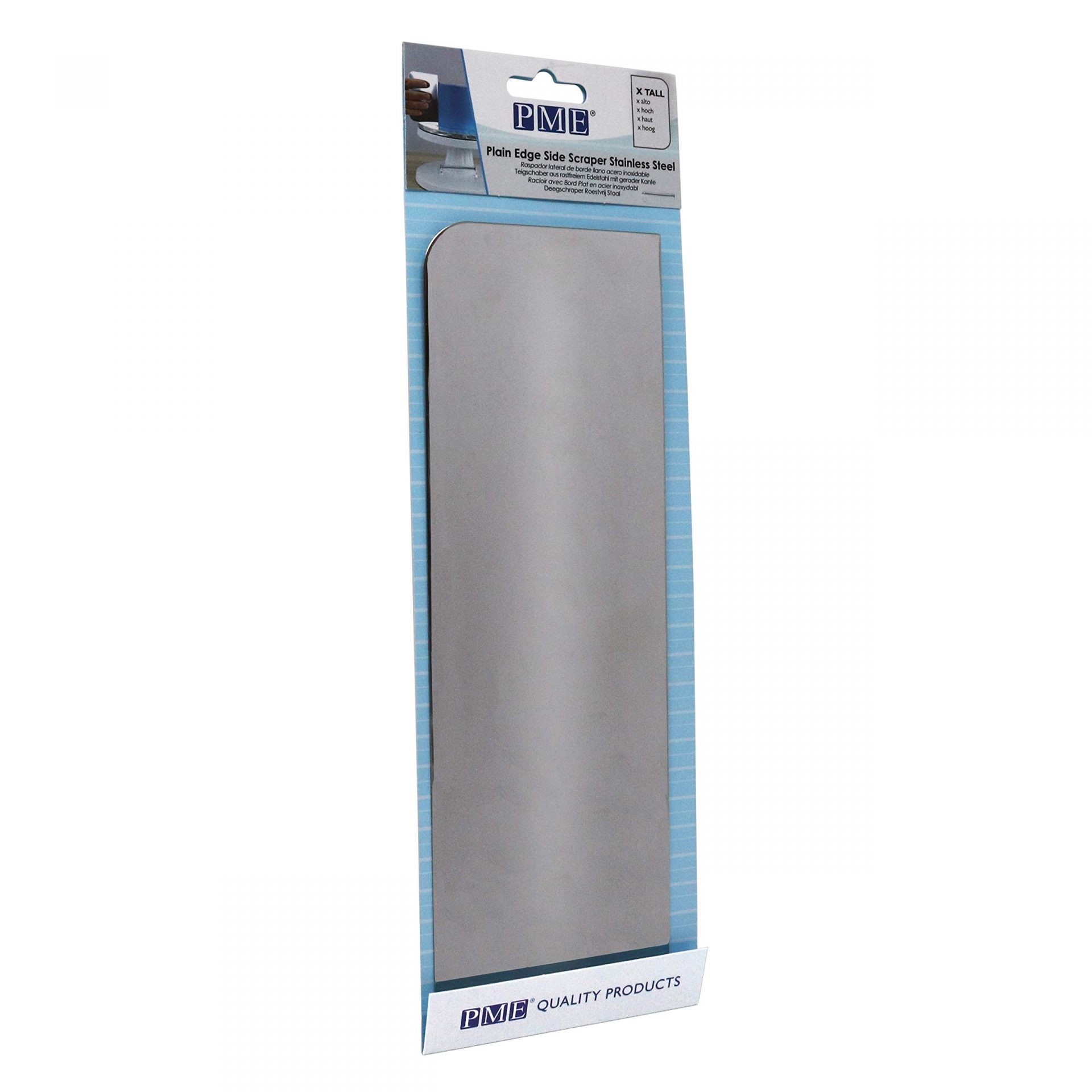 Grattoir latéral en inox 25cm