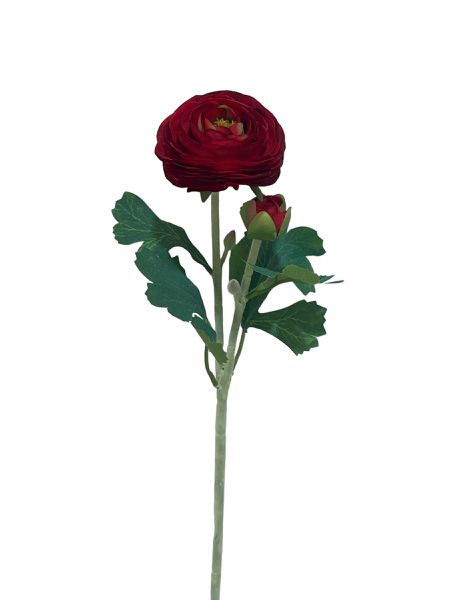 Tige de pivoine rouge C/2 50cm