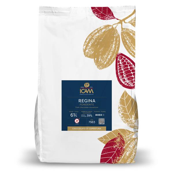 ICAM Regina Chocolat Noir 61 % 1,5 kg