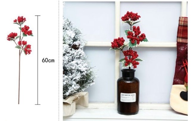 Branche de houx de Noël