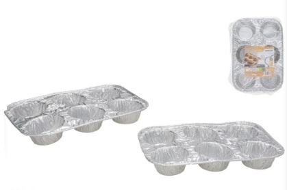 SET 2 MOULES EN ALUMINIUM 6 pcs. 25X16.5cm