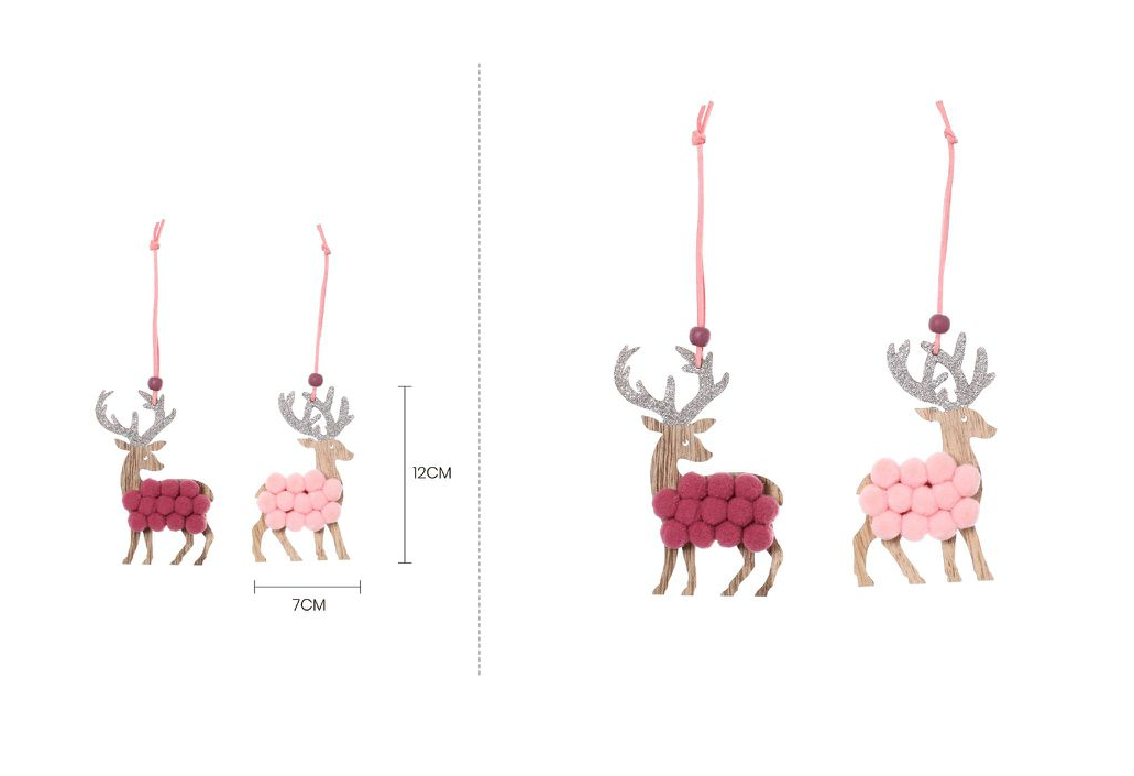 Pendentif de Noël 7x12cm