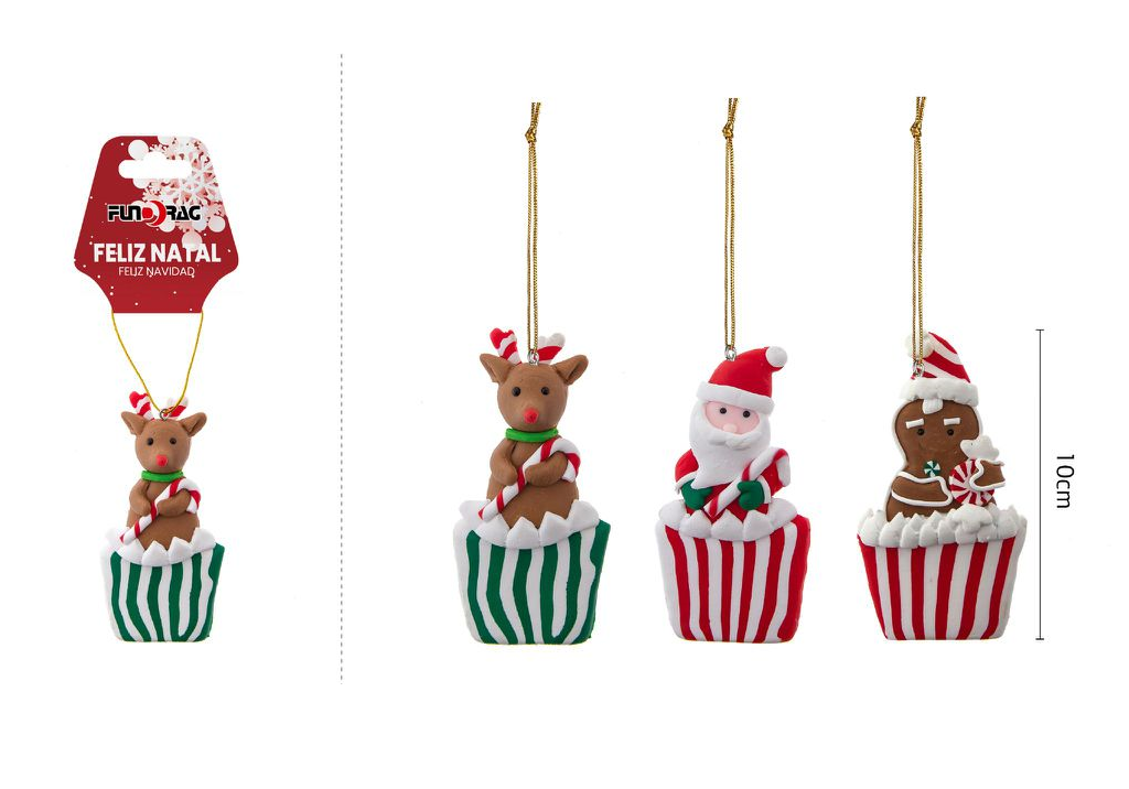Décoration de Noël pour cupcakes de 9,5 cm