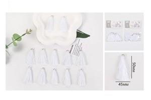 Franges en fil blanc 4,5 cm